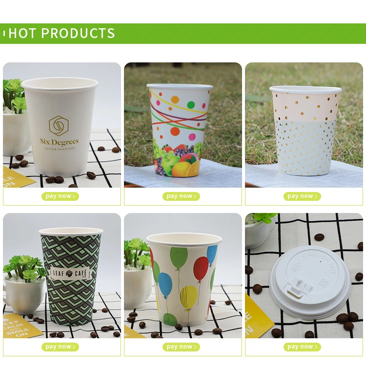 Disposable Paper Cup Custom Single Wall Paper Cup and Mug