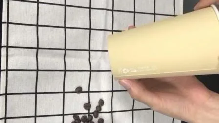 Copo de papel descartável personalizado copo e caneca de papel de parede único
