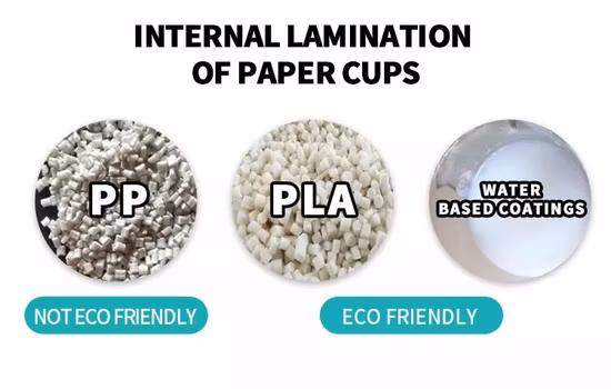 Copo de papel sem plástico com preço de fábrica logotipo personalizado Biodegradável Copo de papel descartável para café