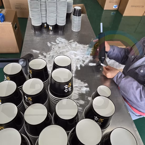Baldes de pipoca impressos com logotipo personalizado por atacado Baldes de comida de papel